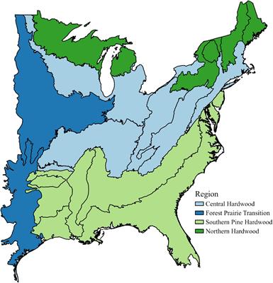 Stand and environmental conditions drive functional shifts associated with mesophication in eastern US forests